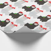 Weihnachtsrentiere Geschenkpapier (Ecke)