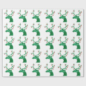 Weihnachtsrentiere Geschenkpapier (Flach)