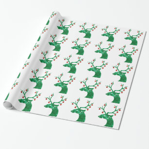 Weihnachtsrentiere Geschenkpapier