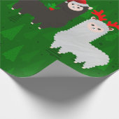Weihnachtsrentiere Geschenkpapier (Ecke)