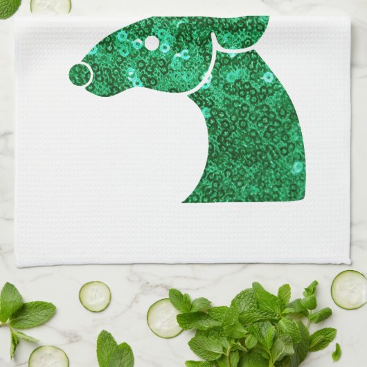 Weihnachtsrentiere Handtuch (Gefaltet)