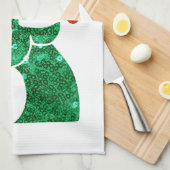 Weihnachtsrentiere Handtuch (Viertel Falte)