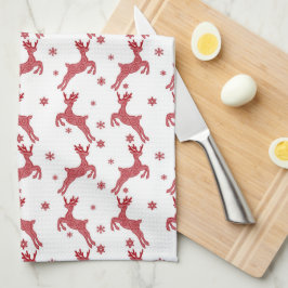 Weihnachtsrentiere Holiday Küchentuch