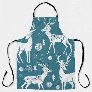 Weihnachtsrentiere in Wollhirten, Rentiere, Vin Schürze