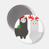 Weihnachtsrentiere Magnet (Vorderseite/Rückseite)