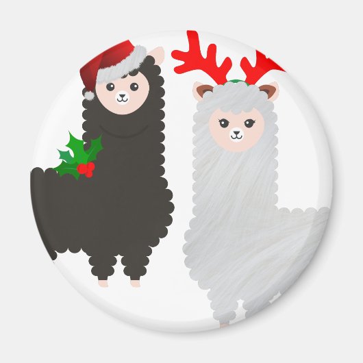 Weihnachtsrentiere Magnet (Vorne)