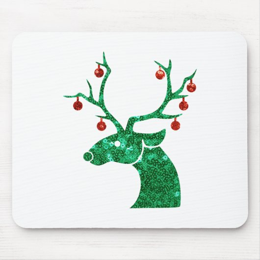 Weihnachtsrentiere Mousepad (Vorne)