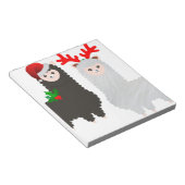 Weihnachtsrentiere Notizblock (angewinkelt)