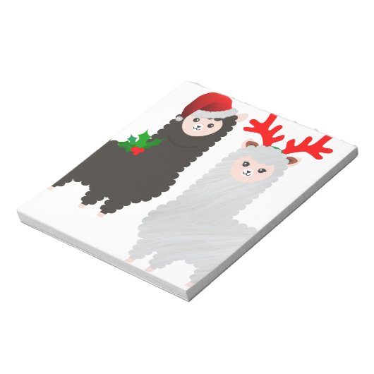 Weihnachtsrentiere Notizblock (Rotiert)