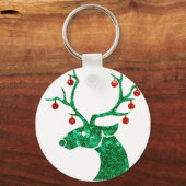 Weihnachtsrentiere Schlüsselanhänger (Vorderseite)