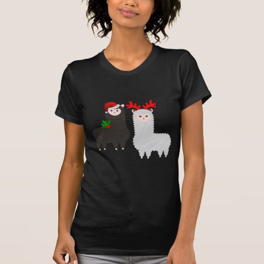 Weihnachtsrentiere T-Shirt (Vorderseite)