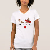 Weihnachtsrentiere T - Shirt (Vorderseite)