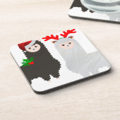 Weihnachtsrentiere Untersetzer (Linke Seite)