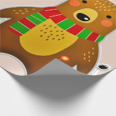 Weihnachtsrentierpapier Geschenkpapier (Ecke)