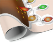 Weihnachtsrentierpapier Geschenkpapier (Rolleneckpunkt)