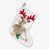 Weihnachtsrentierskelett Kleiner Weihnachtsstrumpf (Vorderansicht (hängend))