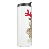 Weihnachtsrentierskelett Thermosbecher (Nach links gedreht)