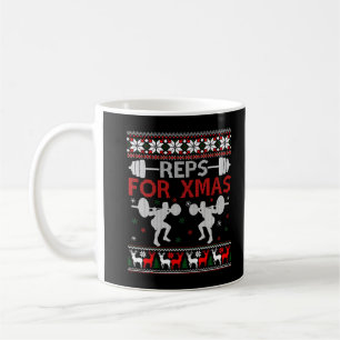 Weihnachtsreps für Weihnachtsgewicht Heben zu leic Kaffeetasse