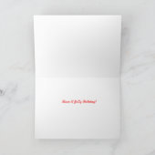 Weihnachtsrestaurant Feiertagskarte (Innenseite)