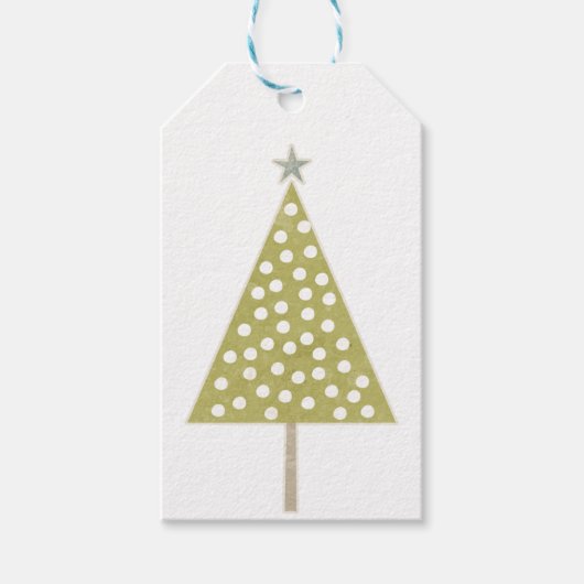 Weihnachtsretro Geschenkanhänger (Vorderseite)