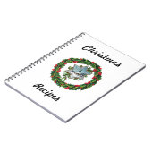 Weihnachtsrezept-Buch Notizblock (Linke Seite)