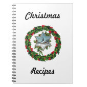 Weihnachtsrezept-Buch Notizblock (Vorderseite)