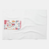 Weihnachtsrezept Geschirrtuch (Horizontal)