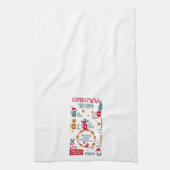 Weihnachtsrezept Geschirrtuch (Vertikal)