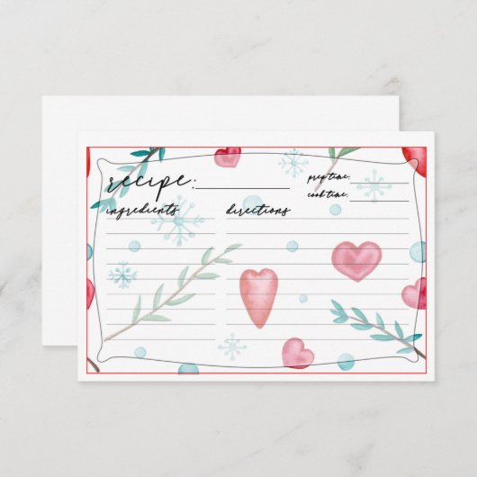 Weihnachtsrezepte (Vorne/Hinten)