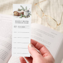 Weihnachtsrezepte Cookbook Seitennummern