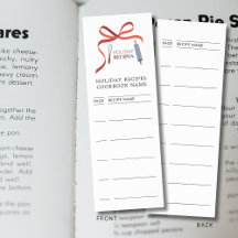 Weihnachtsrezepte Cookbook Seitennummern