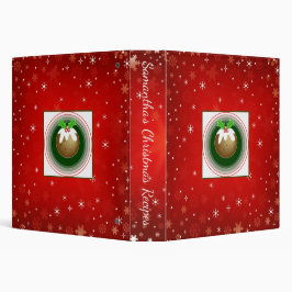 Weihnachtsrezepte Custom Typografy 3,8 Cm Ordner