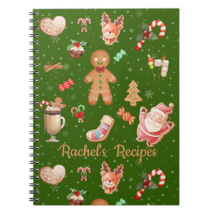 Weihnachtsrezepte Notizblock