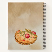Weihnachtsrezepte Personalisiertes Notebook Notizblock (Rückseite)