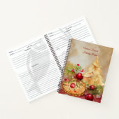 Weihnachtsrezepte Personalisiertes Notebook Notizblock (Innenseite)