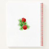 Weihnachtsrezeptorbuch Notizblock (Rückseite)