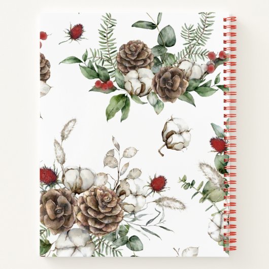 Weihnachtsrezeptorbuch Notizblock (Rückseite)