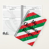 Weihnachtsrezeptorbuch Notizblock (Innen)