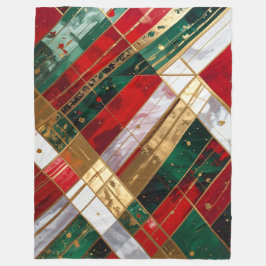 Weihnachtsribons Fleecedecke