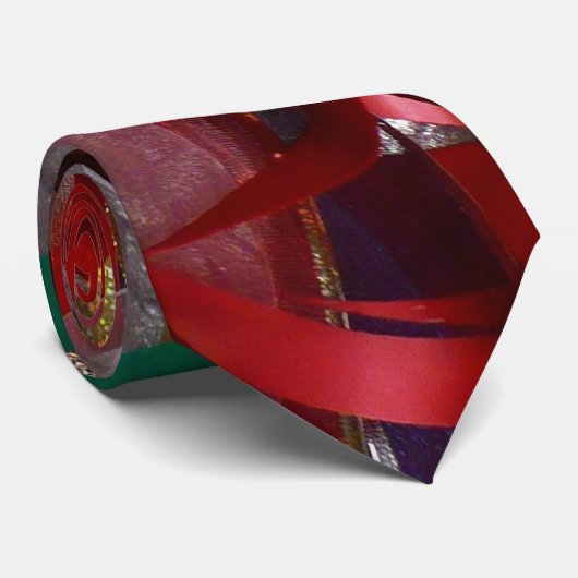 Weihnachtsribons Krawatte (Gerollt)