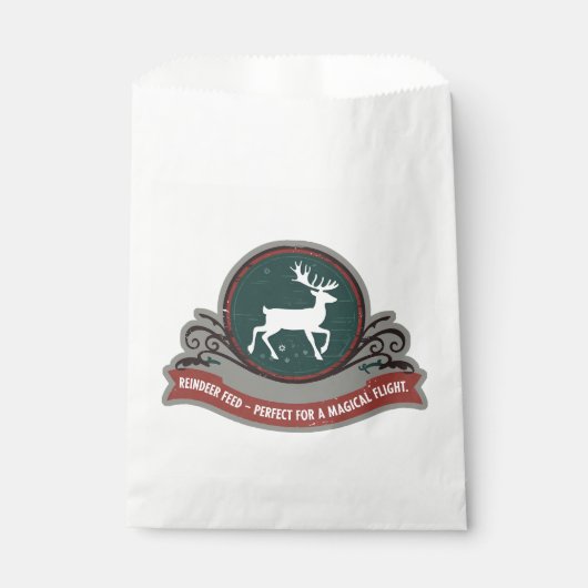 Weihnachtsrinder gefüttert Party Geschenktütchen (Vorderseite)