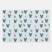 Weihnachtsrinder Geschenkpapier Set (Vorderseite 3)