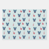 Weihnachtsrinder Geschenkpapier Set (Vorderseite 2)