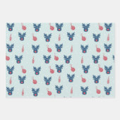 Weihnachtsrinder Geschenkpapier Set (Vorderseite)
