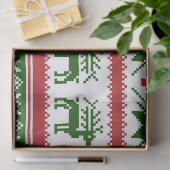 Weihnachtsrinder hässliche Pullover-Papiere Seidenpapier (Geschenk)