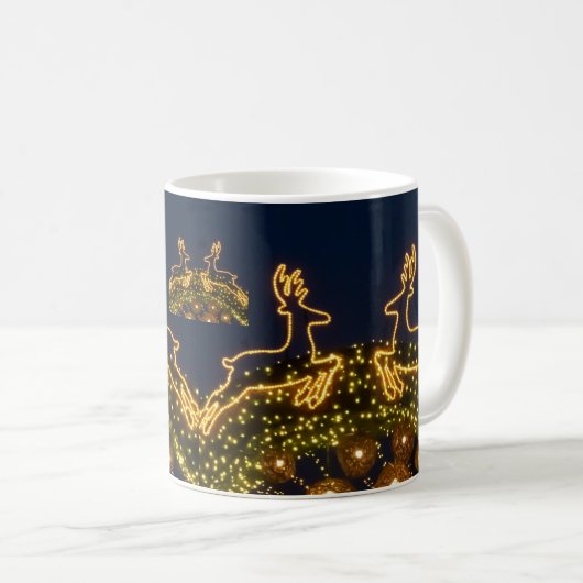 Weihnachtsrinder Kaffeetasse (VorderseiteRechts)