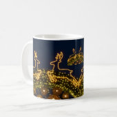 Weihnachtsrinder Kaffeetasse (Vorderseite Links)