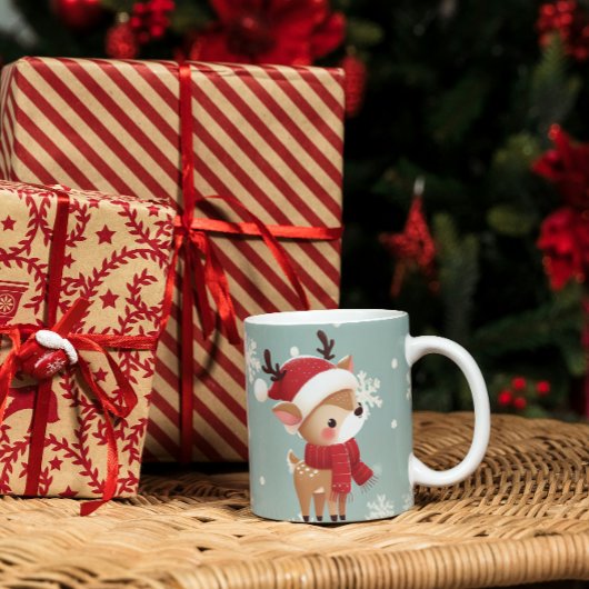 Weihnachtsrinder Kaffeetasse