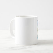 Weihnachtsrinder Kaffeetasse (Vorderseite Links)