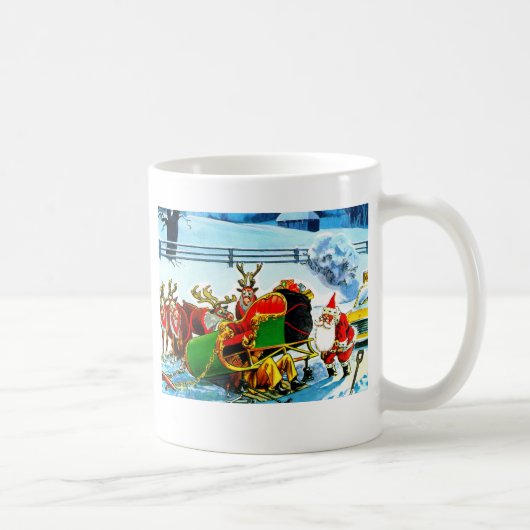 Weihnachtsrinder Kaffeetasse (Rechts)